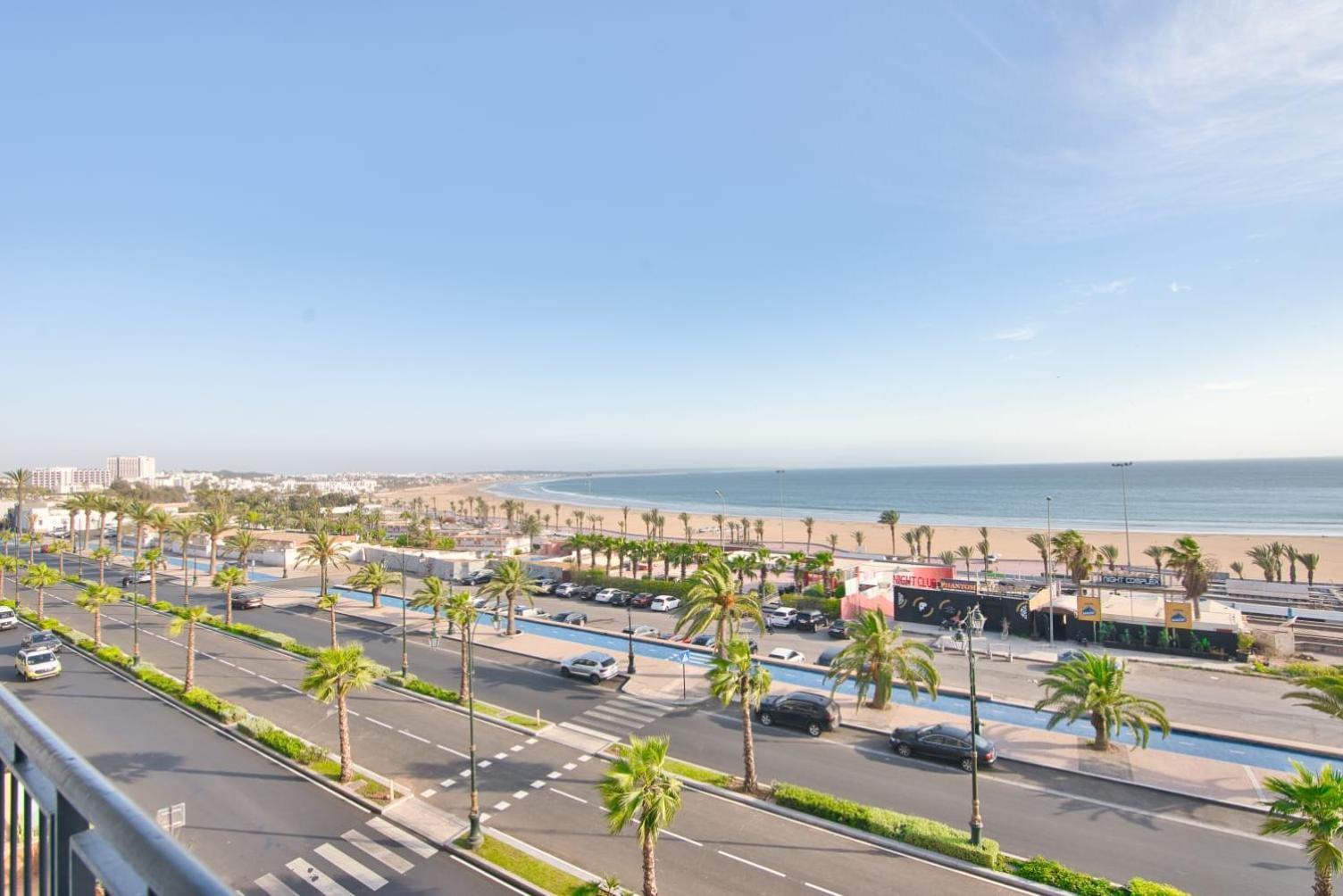 Luxury Seafront Apartment 101Sqm With Wi-Fi And Parking Agadir Exterior foto