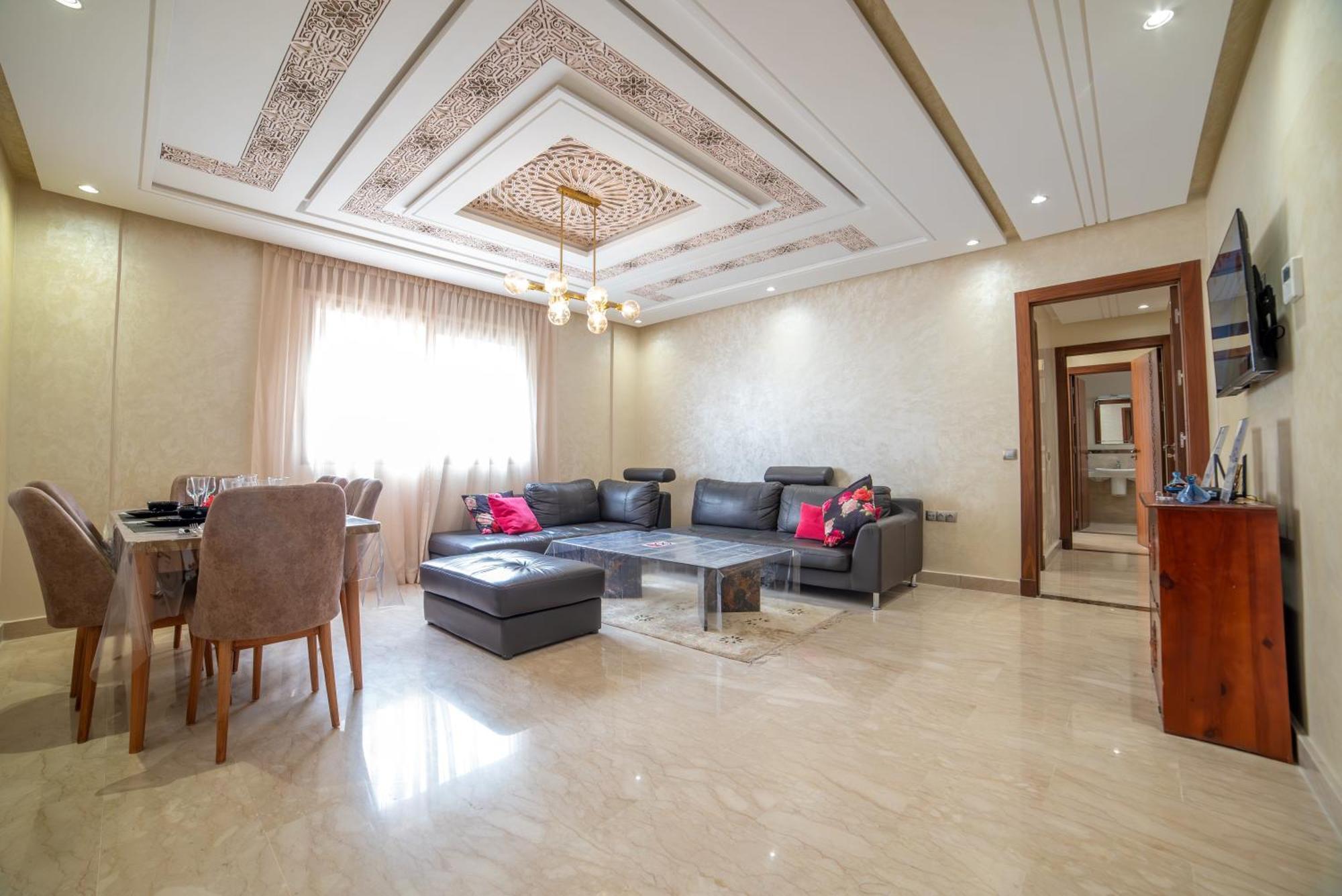 Luxury Seafront Apartment 101Sqm With Wi-Fi And Parking Agadir Exterior foto